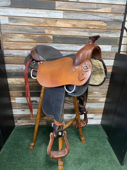 USED Grest Ridge Saddlery Trail Saddle 16.5 Medium Oil/Black