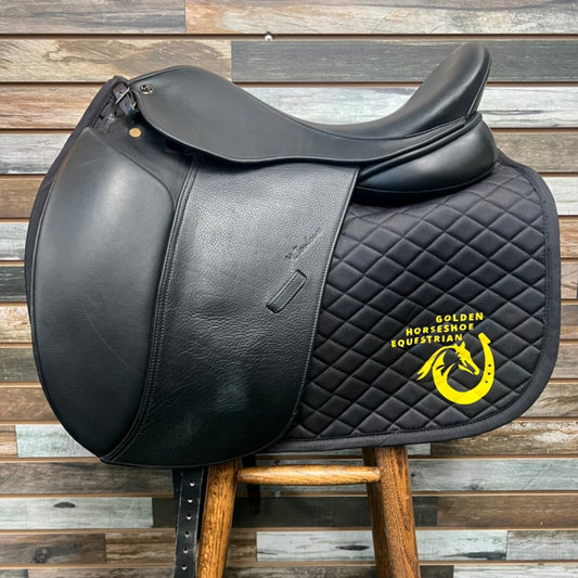 USED M. Toulouse Aachen Dressage Saddle 18” Black