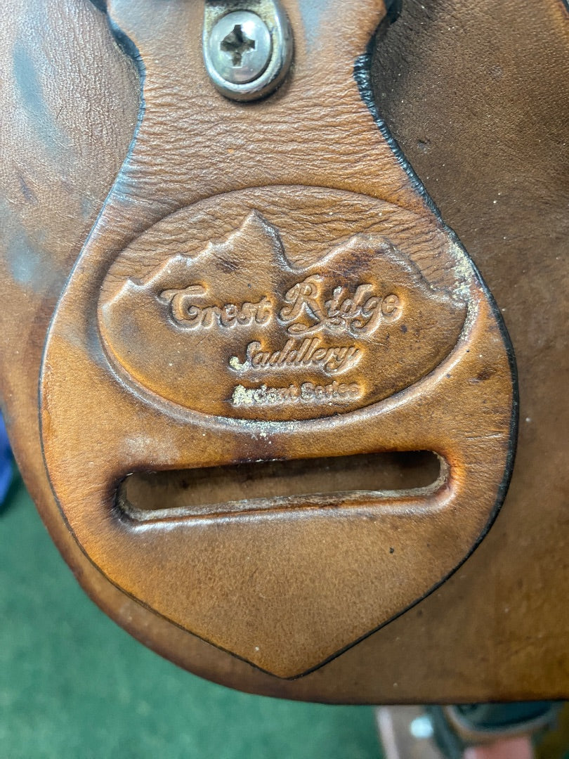 USED Grest Ridge Saddlery Trail Saddle 16.5 Medium Oil/Black