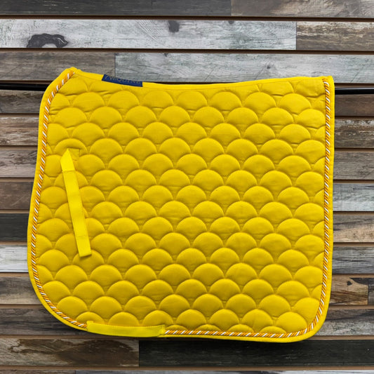 USED Professional Equine Dressage Pad Full Yellow