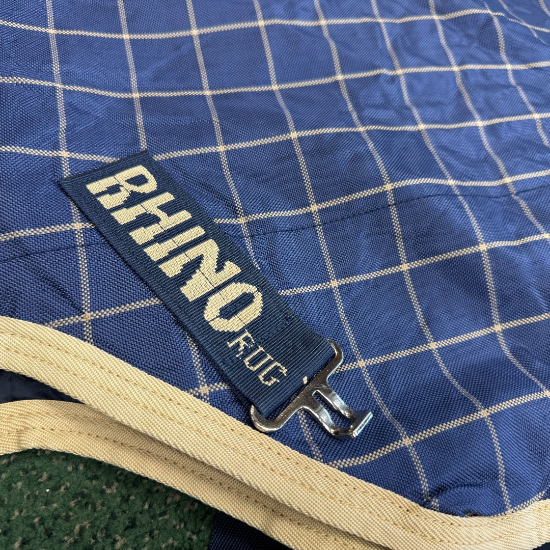 USED Rambo Turnout Blanket with Insulated Liner 69" Blue