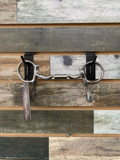 USED Mylers Half Spoon Cheek Snaffle 5” Silver