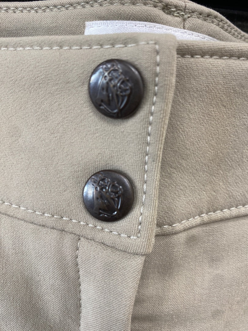 USED Tailored Sportsman Kneepatch Breeches 30" Beige/Brown