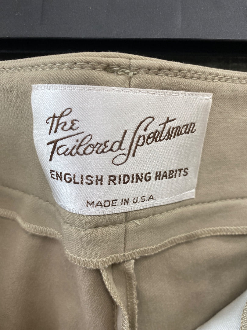 USED Tailored Sportsman Kneepatch Breeches 30" Beige/Brown