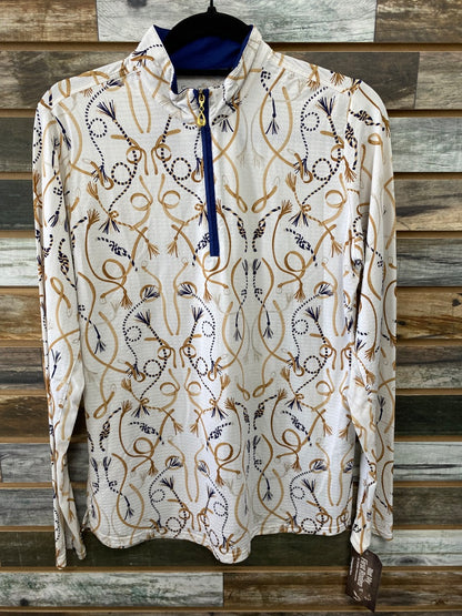 USED White Gold SanSoleil Sunshirts Womens Large