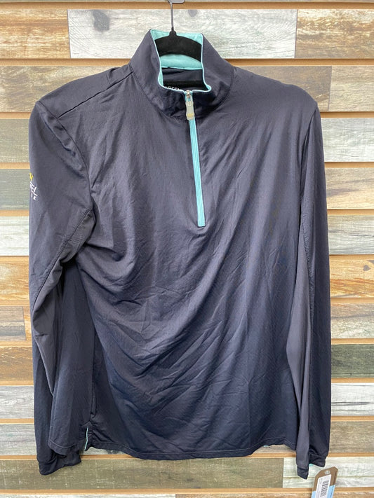 USED Black Kastel Denmark Sunshirt Womens Large