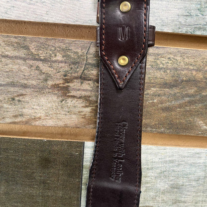 USED Cleaver with Leather Ladies Western Belts Medium Brown/Green