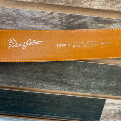 USED Tailored Sportsman Ladies English Belt Floarl Medium Multicolor