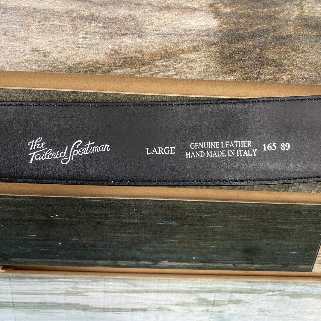 USED Tailored Sportsman Ladies English Belt Metallica Large
