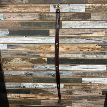 USED Noble Outfitters Ladies English Belt with Bits Large Brown