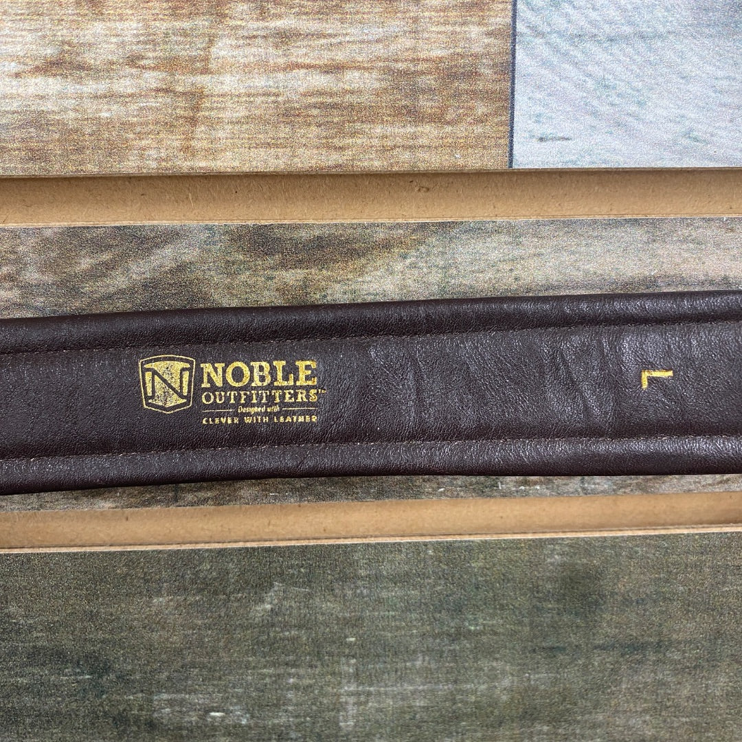 USED Noble Outfitters Ladies English Belt with Bits Large Brown