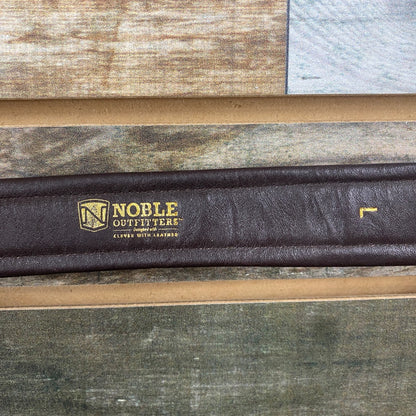 USED Noble Outfitters Ladies English Belt with Bits Large Brown