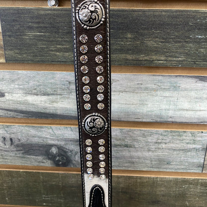 USED Nocona Ladies Western Belt 34” Dark Brown