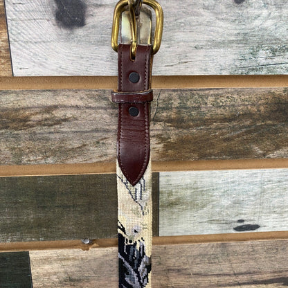 USED  Youth Beaded English Belt 26" Multicolor