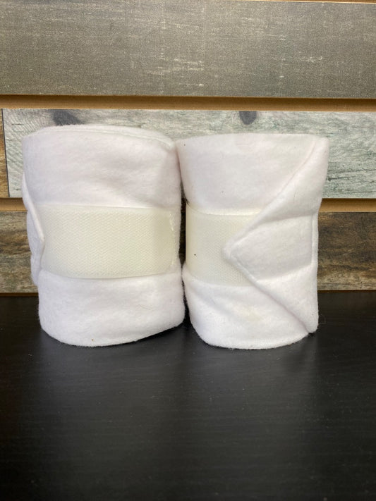USED  Set of 4 Polo Wraps Horse White
