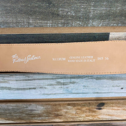 USED Tailored Sportsman Ladies English Belt Gator Medium Grey