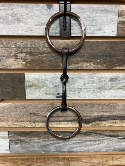 USED  Large O-Ring Sweet Iron Snaffle Bit 5"