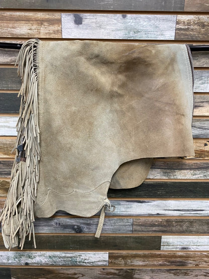 USED  Ladies Western Chaps Medium Grey