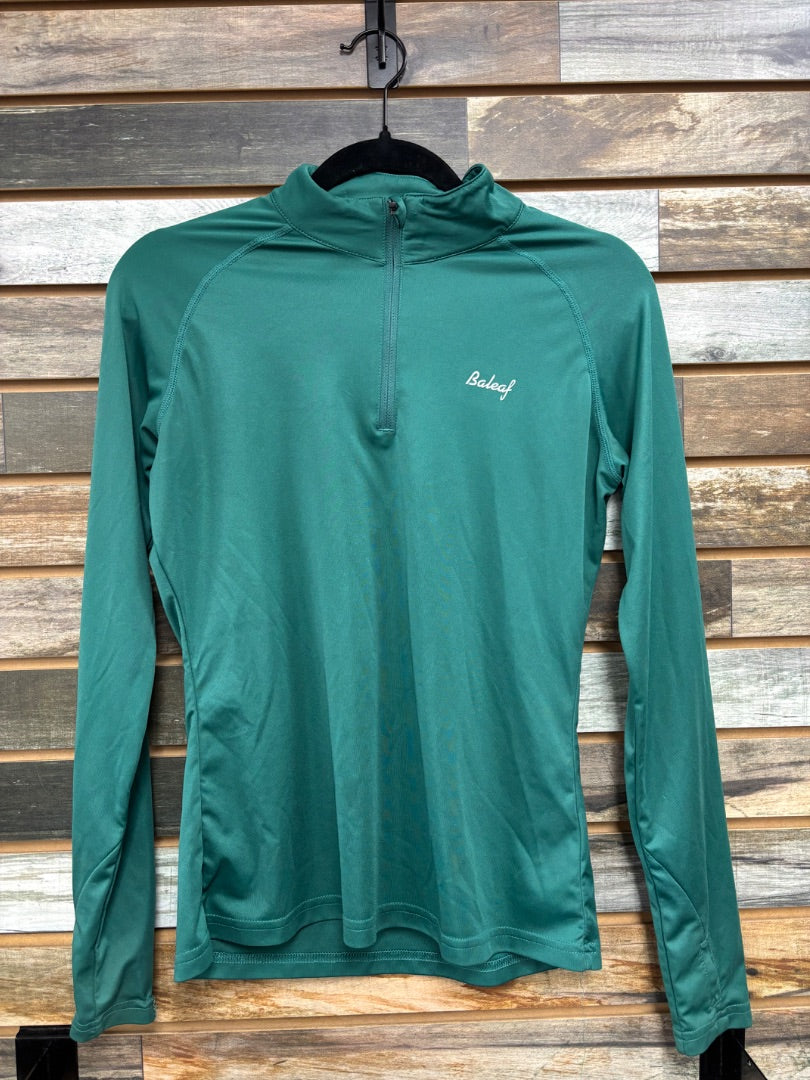 USED Baleaf Long Sleeve Sun Shirt Small Hunter Green