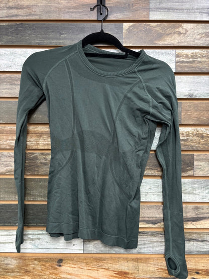 USED Tack Hack Long Sleeve Equitation Top Small Hunter Green
