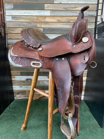 USED Circle Y Park & Trail Saddle 14" Heavy Oil