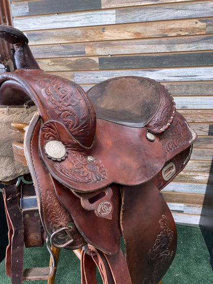 USED Circle Y Park & Trail Saddle 14" Heavy Oil