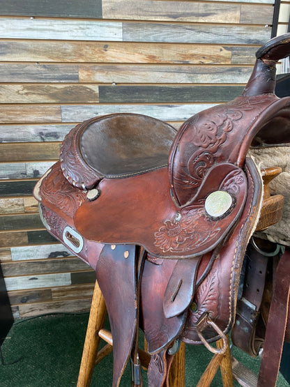 USED Circle Y Park & Trail Saddle 14" Heavy Oil