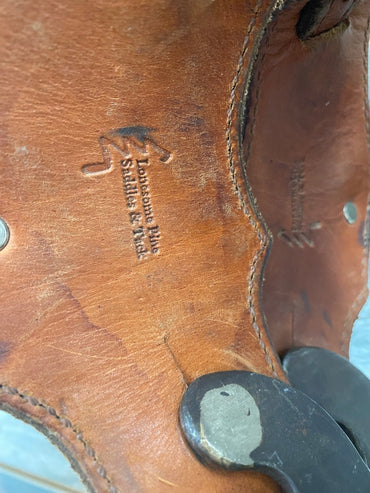 USED  Ladies Western Spurs with Large Rowels & Dark Oil Lonesome Pine Straps  Silver Plate with Cowhead