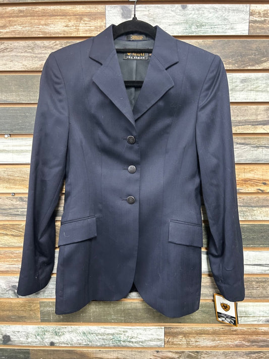 USED Ariat Ladies Show Jacket 10R Navy