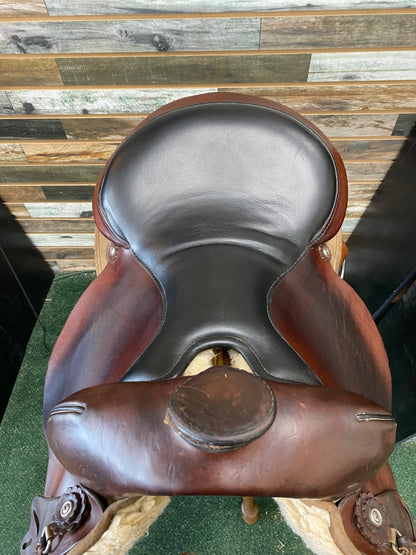 USED High Horse by Circle Y El Campo Gaited Trail Saddle 16" Walnut