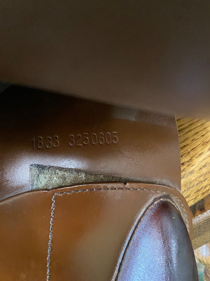 USED Presitge Eventing Saddle Short Flap 18" Chestnut