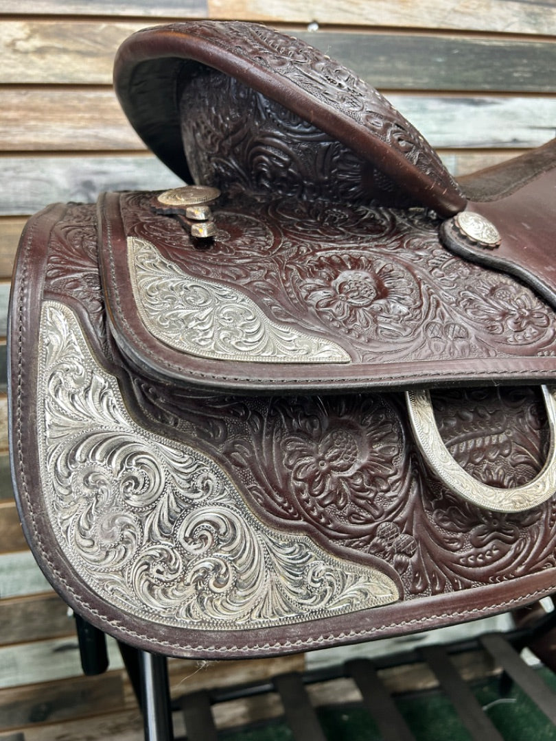 USED Circle Y Western Saddles 16" Dark Oil