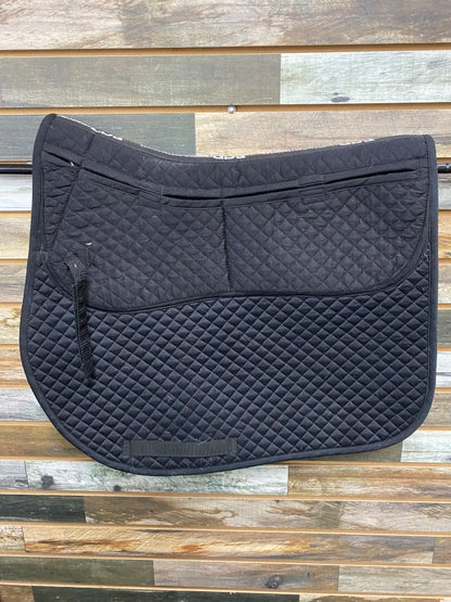 USED Equine Comfort Products (ECP) English Saddle Pads Cob/Horse Black