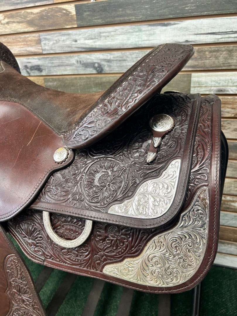 USED Circle Y Western Saddles 16" Dark Oil