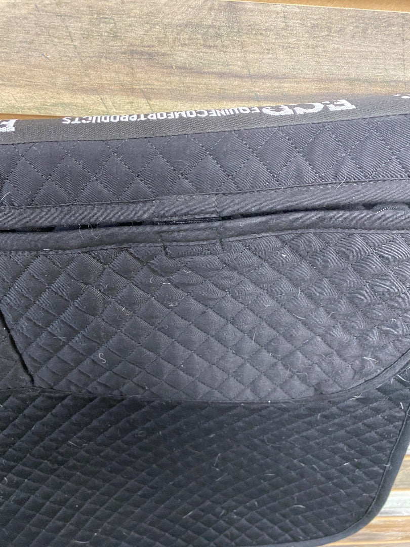USED Equine Comfort Products (ECP) English Saddle Pads Cob/Horse Black