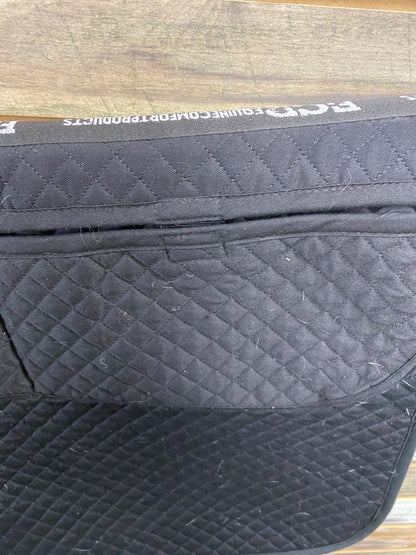 USED Equine Comfort Products (ECP) English Saddle Pads Cob/Horse Black