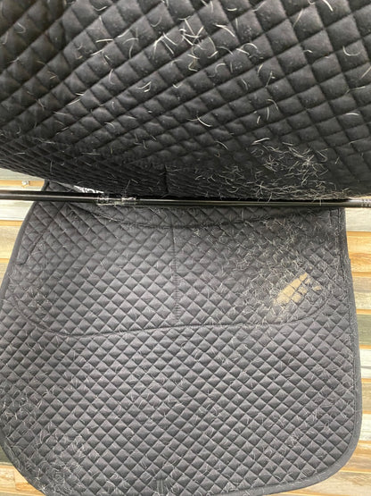 USED Equine Comfort Products (ECP) English Saddle Pads Cob/Horse Black