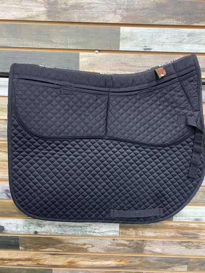 USED Equine Comfort Products (ECP) English Saddle Pads Cob/Horse Black