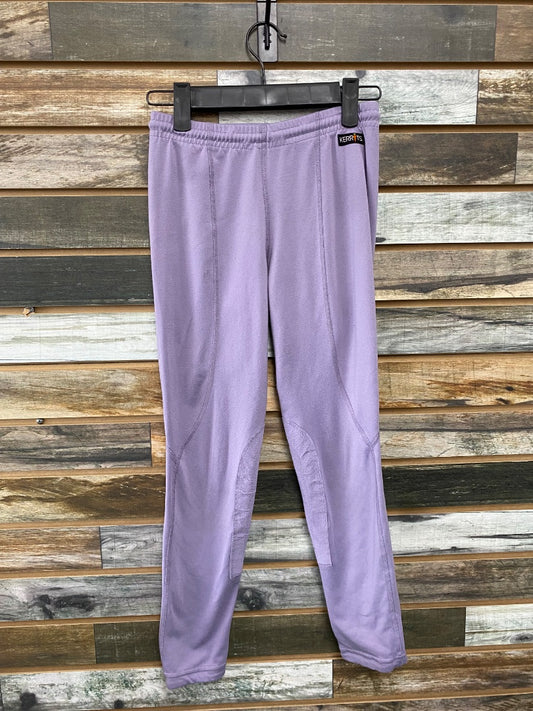 USED Kerrits Youth English Riding Tights Large Lavender