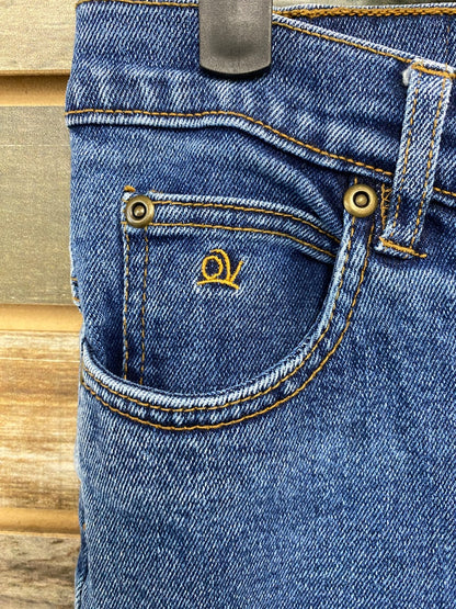 USED Ovation Knee Patch Breeches 30 Denim