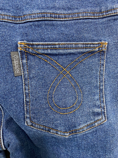 USED Ovation Knee Patch Breeches 30 Denim