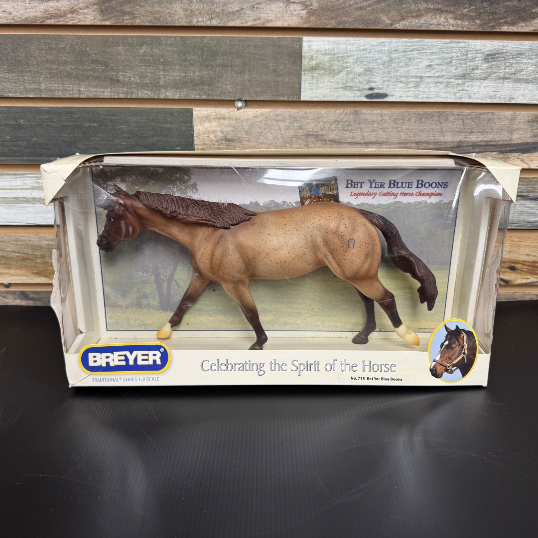 USED Breyer Bet Yer Blue Boons No. 715 Model Horse 1:9 Scale