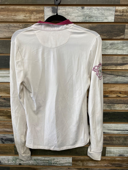 USED Romfh Ladies English Show Shirt Small White