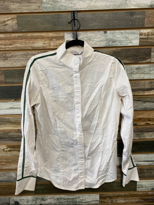 USED RJ Classics Ladies English Show Shirt Medium White