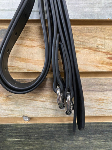 USED  Biothane Dressage Stirrup Leathers 61" Black