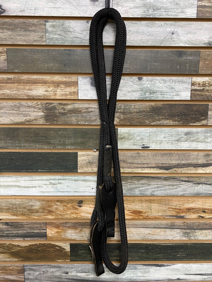 USED John Lyons Nylon Reins  Black