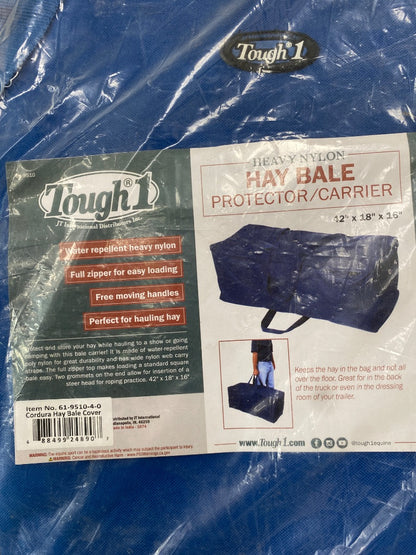 USED Tough1 Hay Bale Protector Bag  Blue