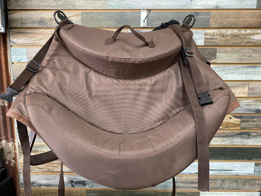 USED Tough1 Ride Behind Saddle Tandem Seat  Brown