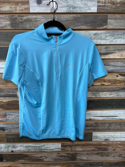 USED Ovation Shortsleeve Sunshirt Large Light Blue