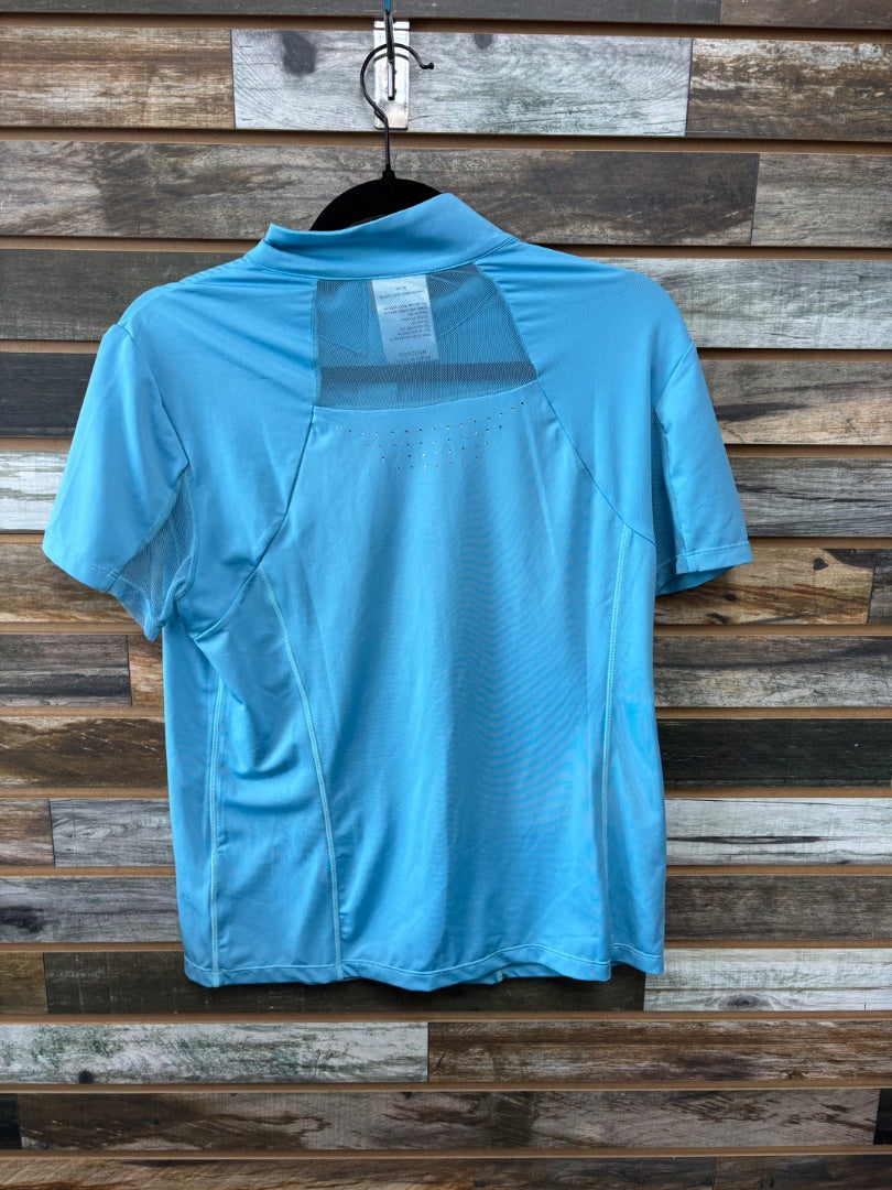 USED Ovation Shortsleeve Sunshirt Large Light Blue